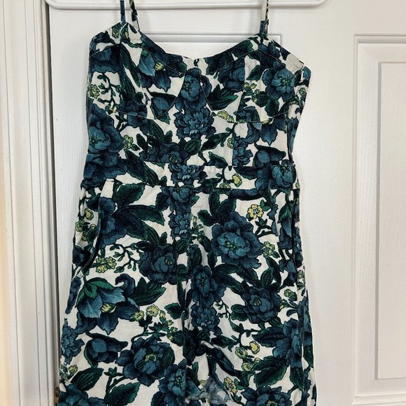 Ann Taylor Loft Petites Floral Romper - Size 00P - Picture 1 of 5